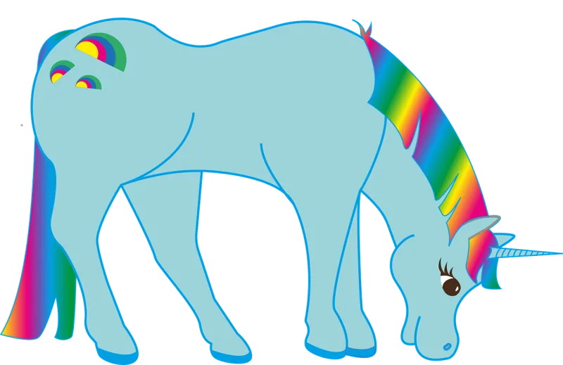 Rainbow Unicorn Fairy tale Stickdatei – Kinder