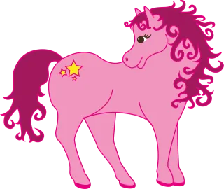 Pony Horse Pink Stickdatei
