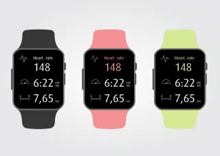 Running clock Gps Activity Stickdatei