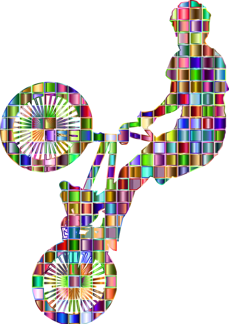 Colorful Prismatic Chromatic Stickdatei – Sport