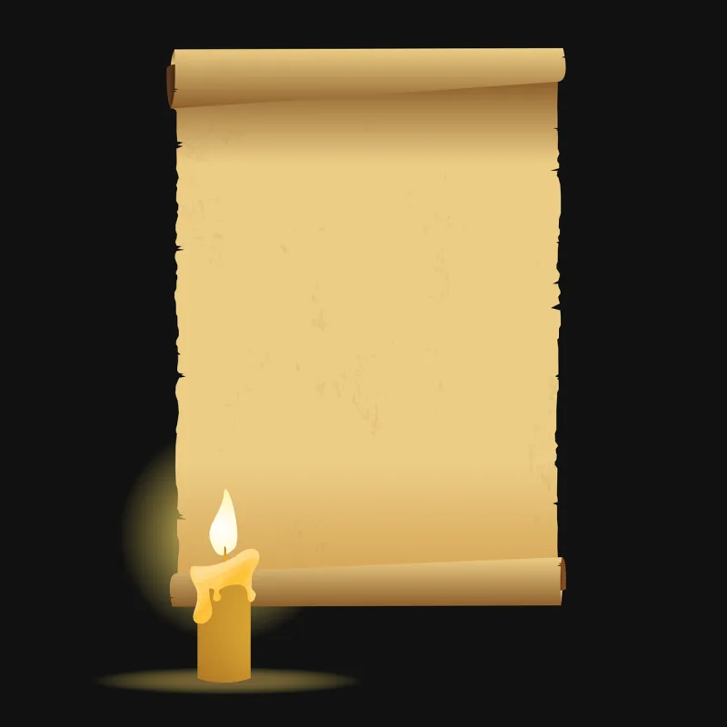 Candle Parchment Paper Stickdatei – Weihnachten