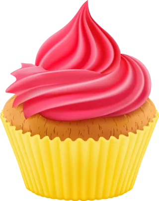 Cupcake Frosting Dessert Stickdatei