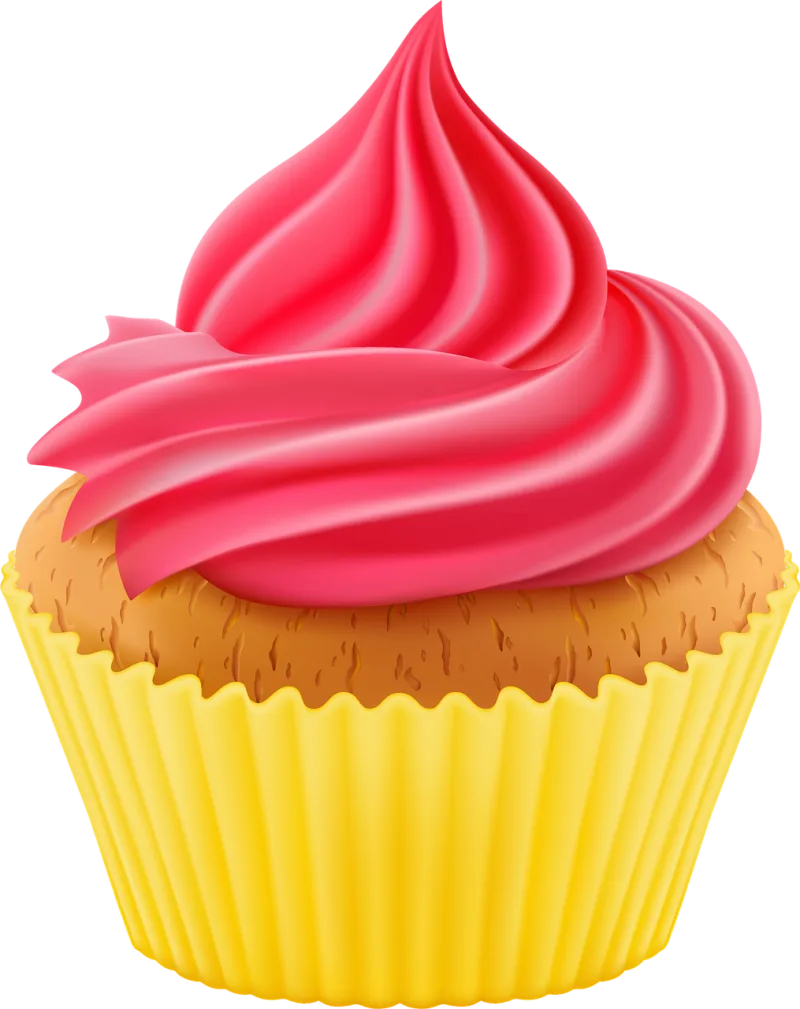 Cupcake Frosting Dessert Stickdatei – Kinder