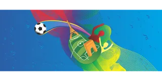 Football Football field Euro 2016 Stickdatei