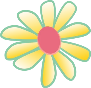 Yellow Flower Daisy Stickdatei