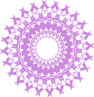 Purple Chakra Spiritual Stickdatei