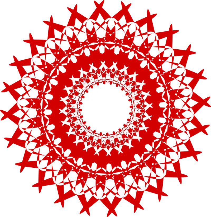 Red Yoga Chakra Stickdatei – Sport