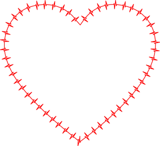 Heart Love First aid Stickdatei