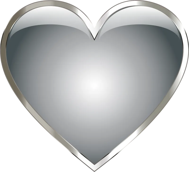 Steel Shiny Metallic Stickdatei – Herzen & Liebe