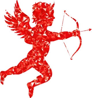 Cupid Angel Arrow Stickdatei