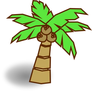 Coconut Jungle Map icon Stickdatei
