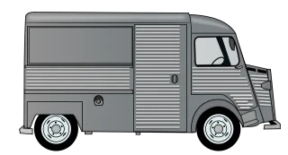 Car French Truck Stickdatei