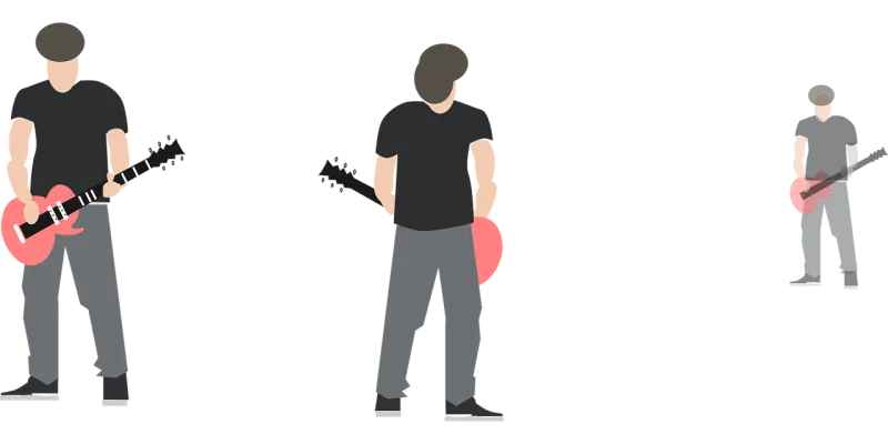 Electric guitar Guitar Guitar player Stickdatei – Musik