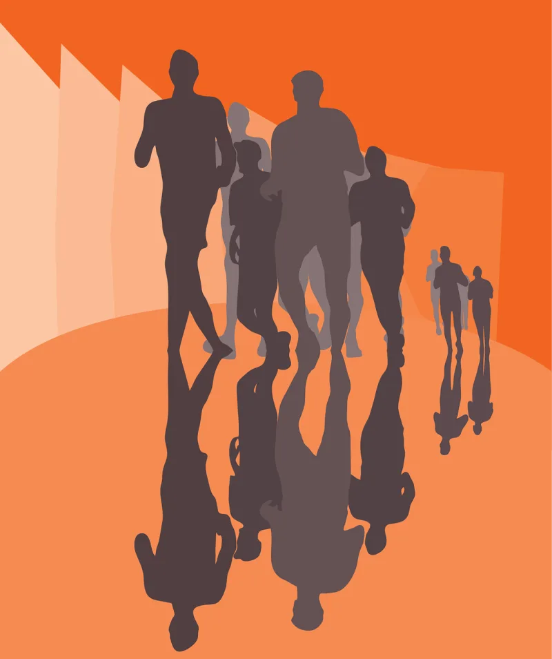 Exercise People Run Stickdatei – Sport
