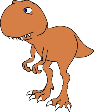 Cartoon Dinosaur Rex Stickdatei