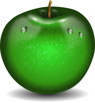 Apple Food Fruits Stickdatei