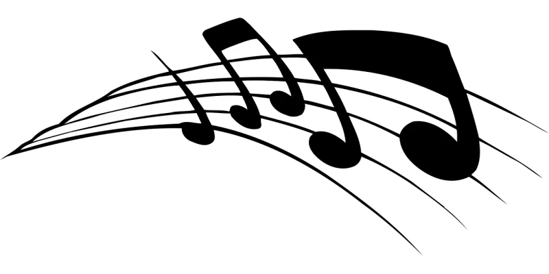 Audio Music Notes Stickdatei – Natur