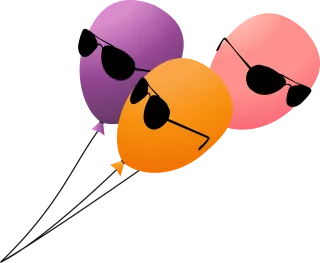Balloon Balloons Cia Stickdatei