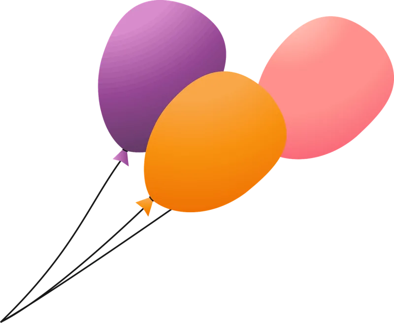 Balloon Balloons Happy birthday Stickdatei – Kinder