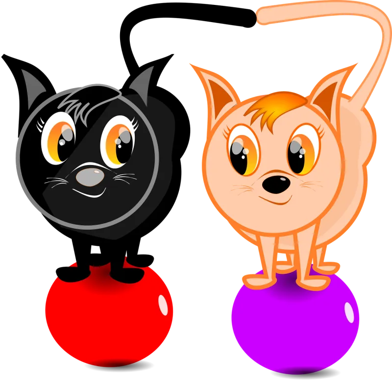 Ball Pet Cartoon Stickdatei – Tiere