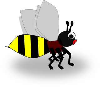 Bee Insect Simple Stickdatei