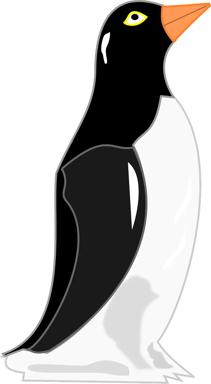 Penguin Pinguim de geladeira Vintage Stickdatei – Tiere