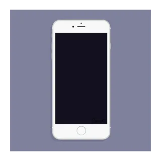 Apple Phone White Stickdatei
