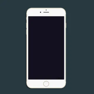 Apple Gold Phone Stickdatei