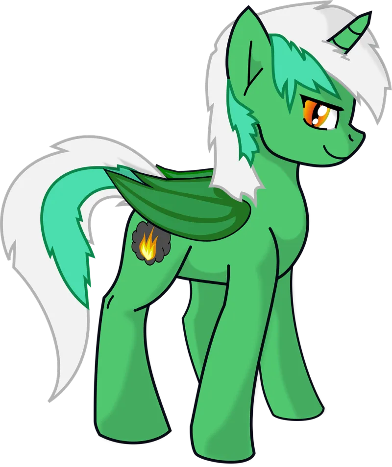 Pony Cartoon Nature Stickdatei – Tiere