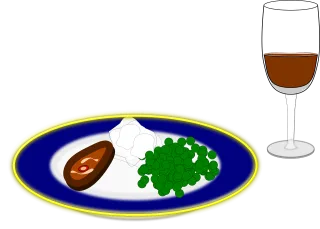 Abstemious Dinner Drink Stickdatei