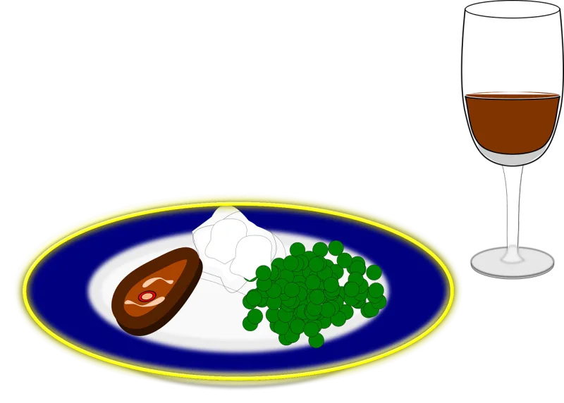 Abstemious Dinner Drink Stickdatei – Essen & Trinken