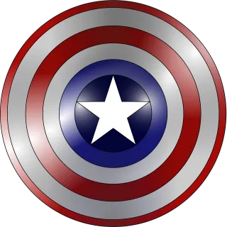 Captain america Comic book Concentric Stickdatei
