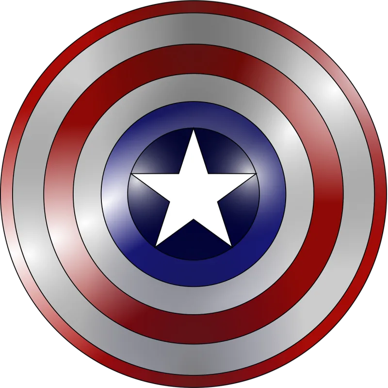 Captain america Comic book Concentric Stickdatei – Natur
