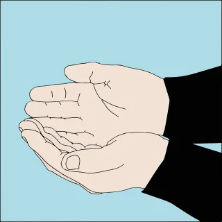 Hand Hands Palm Stickdatei