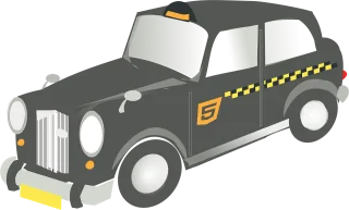 Cab Car Taxi Stickdatei – Fahrzeuge