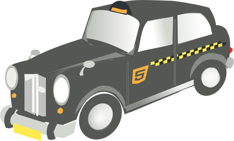 Cab Car Taxi Stickdatei – Fahrzeuge