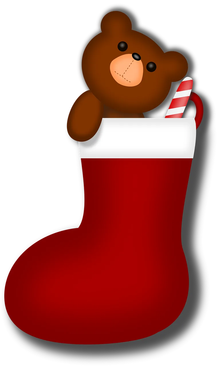 Bear Candy cane Christmas Stickdatei – Kinder