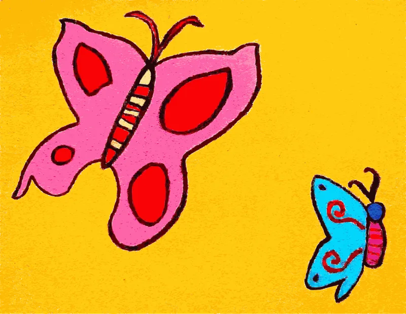 Butterflies Butterfly Girlie Stickdatei – Tiere