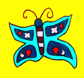 Butterflies Butterfly Girlie Stickdatei