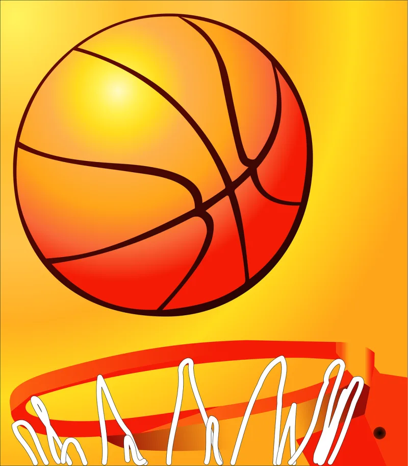 Ball Basket Basketball Stickdatei – Sport