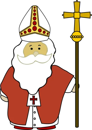 Bishop Christmas Nicholas Stickdatei – Weihnachten