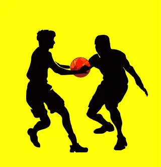 Ball Basketball Boys Stickdatei