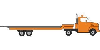 Construction Tow Truck Stickdatei