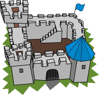 Building Cartography Cartoon Stickdatei