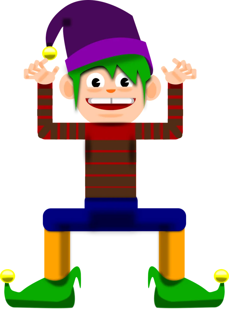 Boy Christmas Elf Stickdatei – Weihnachten
