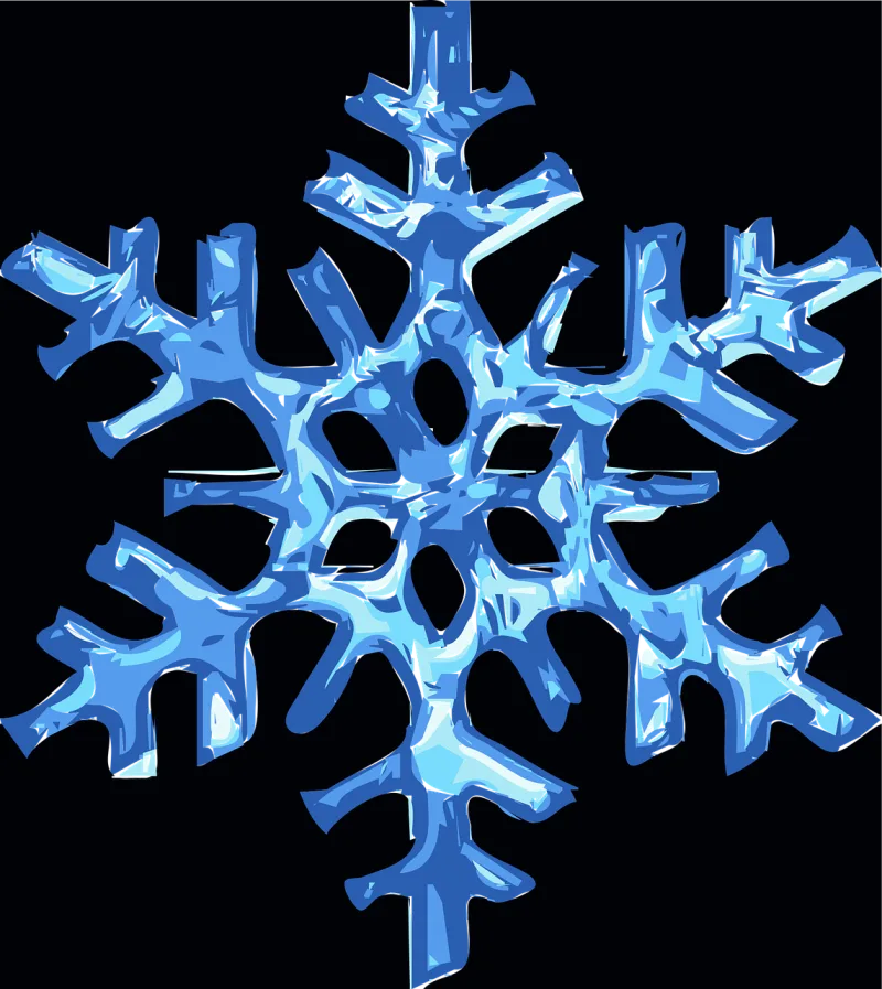 Blue Cold Nature Stickdatei – Weihnachten