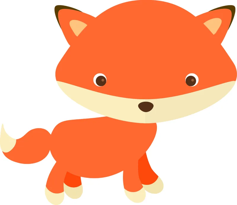 Adorable Adorable fox Alphabet word images Stickdatei – Tiere