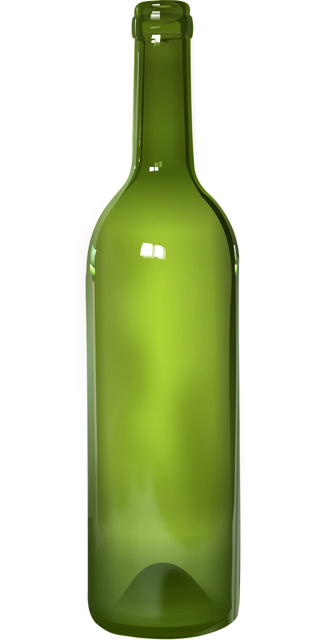 Bottle Detailed Glass Stickdatei – Essen & Trinken