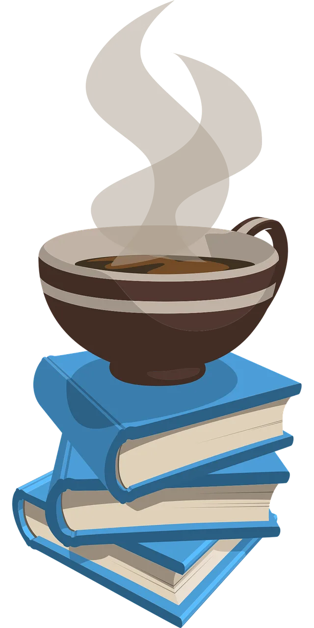 Book Coffee Cup Stickdatei – Essen & Trinken