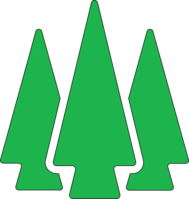 Trees Forest Forest trees Stickdatei – Natur
